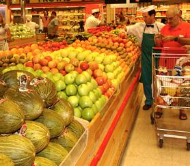 Los precios de los alimentos se multiplican en destino el 4,89% en octubre