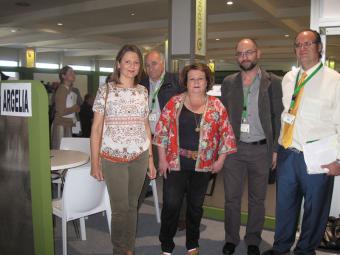 La delegada de Economía, Innovación, Ciencia y Empleo en Jaén, Ana Cobo, inaugura el encuentro internacional de Extenda en Expoliva