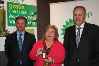 Aguilera aplaude la iniciativa de BP para promocionar la calidad del aceite andaluz
