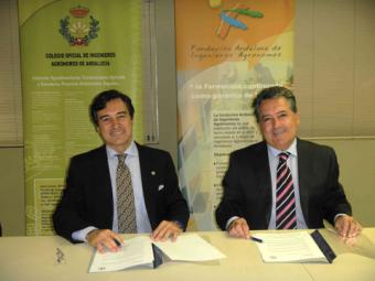 El Colegio Oficial de Ingenieros Agrónomos de Andalucia y Landaluz firman un convenio
