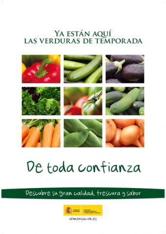 El MARM edita más de 30.000 folletos divulgativos sobre la calidad, seguridad y variedad de las verduras bajo el lema De toda c
